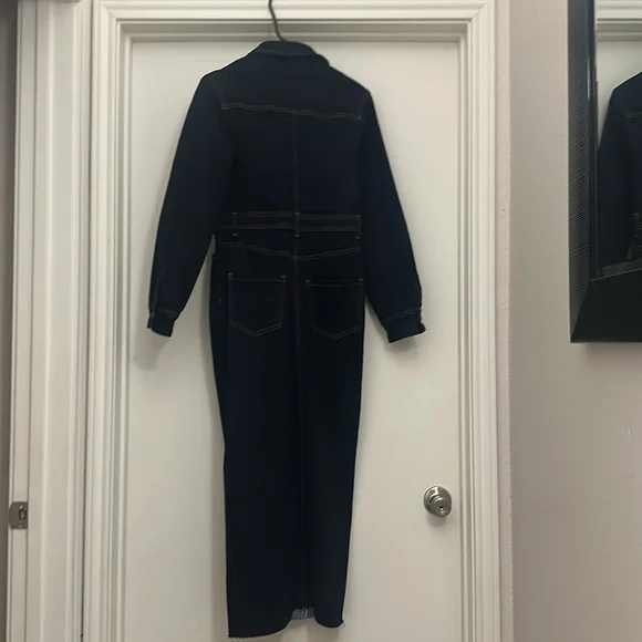 Never Worn Zara Jean button up dress - Picture 2 of 6